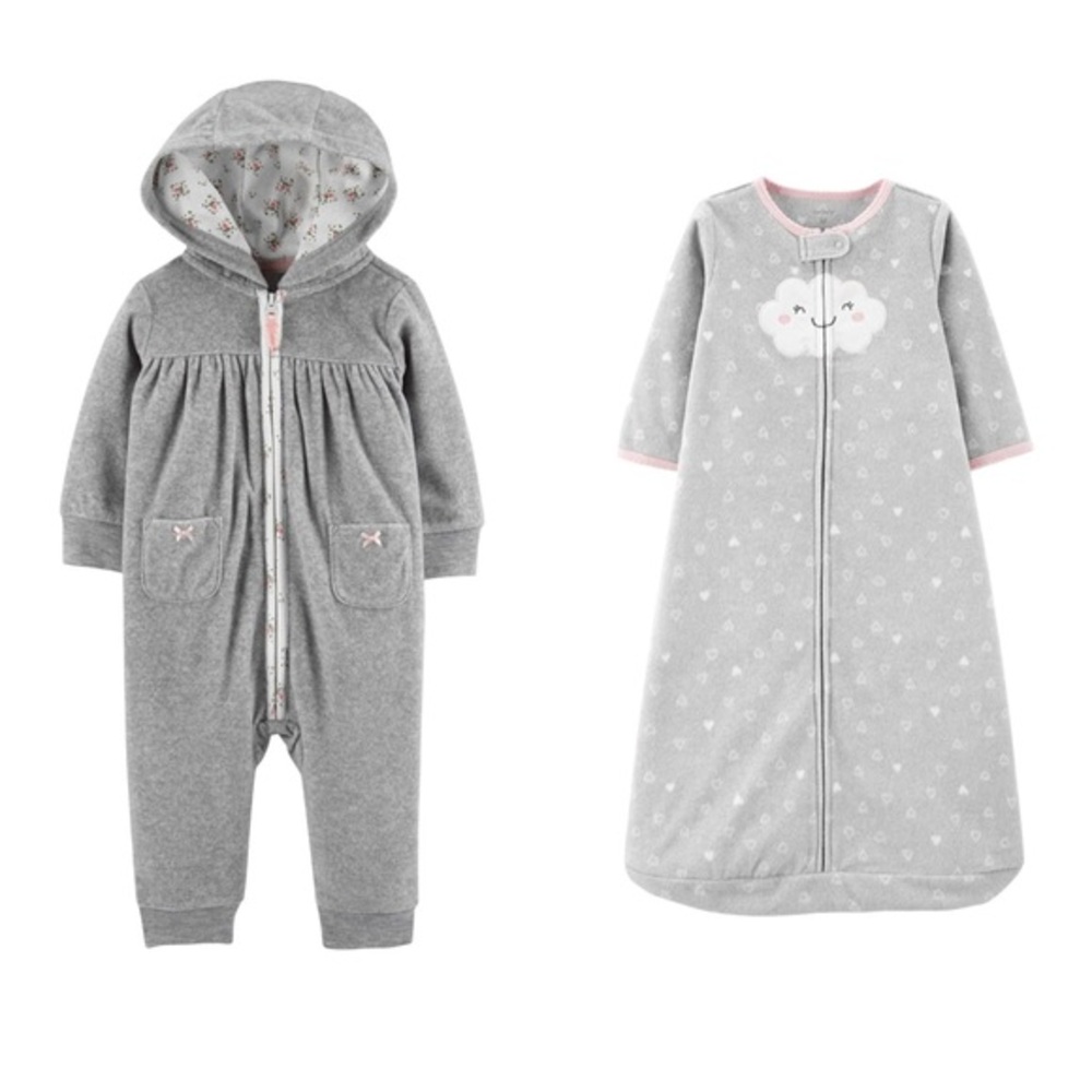 CARTERS BABY COVERALL AND SLEEP BAG